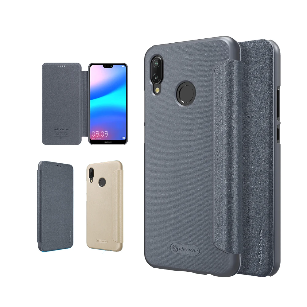 С карманом карты PC кожаный принципиально для huawei P20 Lite Бизнес Patternd грязь дело
