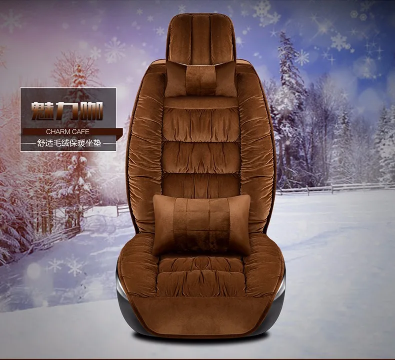 3D полностью закрытый чехол на сиденье для Skoda Octavia Superb Yeti Fabia spaceback Rapid Winter Seat Mats термальная Нескользящая подушка