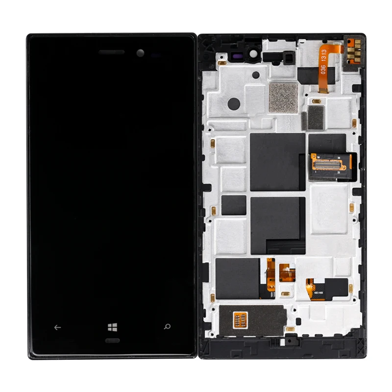 Для Nokia Lumia 928 дисплей сенсорный экран с рамкой для ЖК дигитайзер стекло в сборе