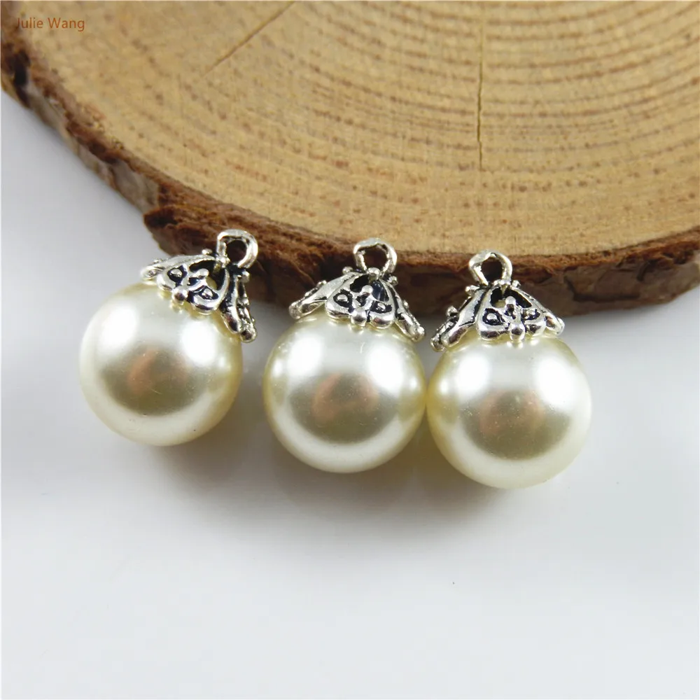 18 шт. колпачки из сплава с искусственным жемчугом 12 мм|jewelry finding|craft jewelryjewelry crafts |