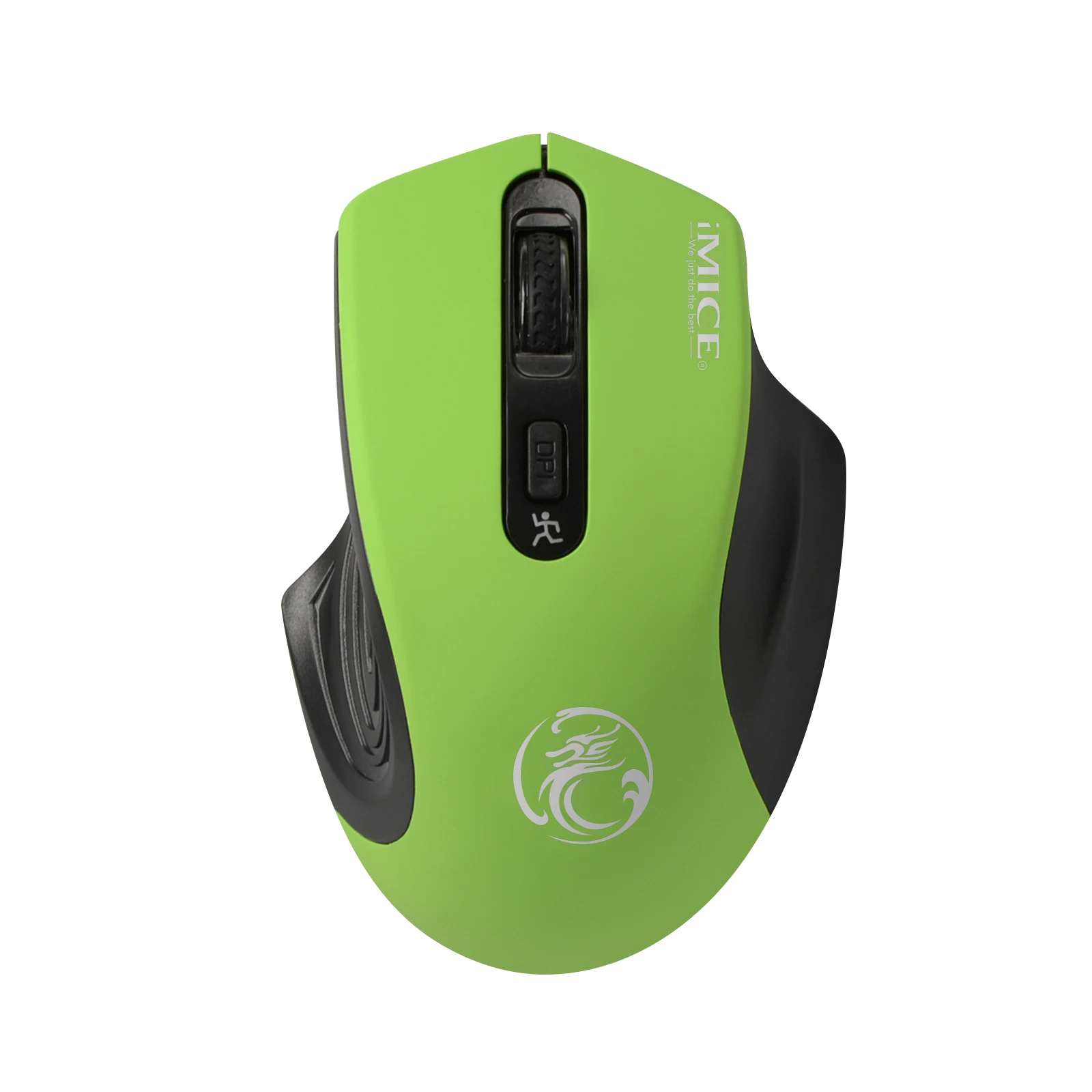 Green Imice USB Беспроводная мышь 2000 dpi Регулируемый USB 3,0 приемник оптическая компьютерная мышь 2,4 ГГц эргономичные мыши для ноутбука ПК мышь - Цвет: Green