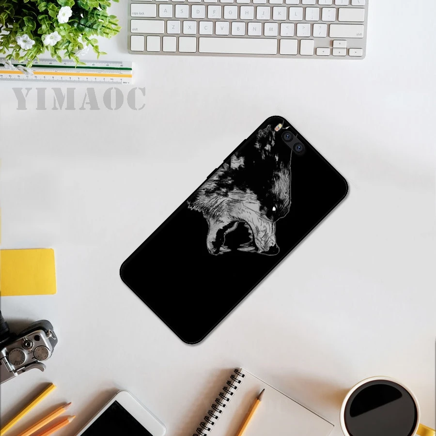 Мягкий силиконовый чехол YIMAOC A57 Wolf Wolves для Xiao mi Red 6 Note 4X 4A 5A 5 Plus A1 A2 Pro Lite 8 |