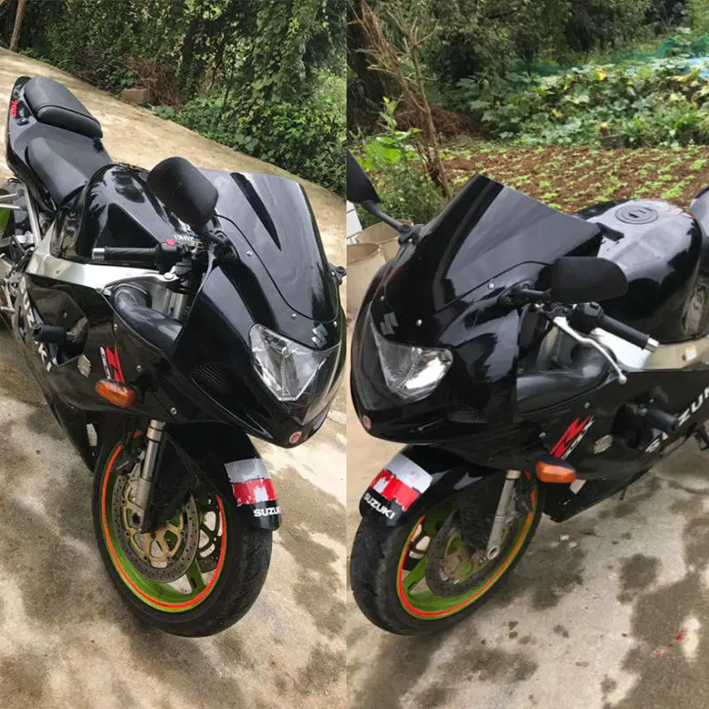 Дефлекторы для ветрового стекла мотоцикла Suzuki GSXR1000 2003 2004 GSXR 1000 K3 Dark Smoke 03