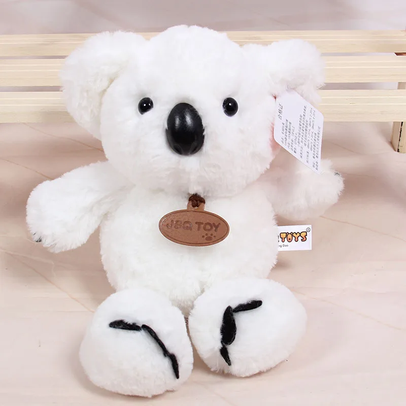 

about 25cm white koala plush toy lovely koala soft doll baby toy Christmas gift h1055