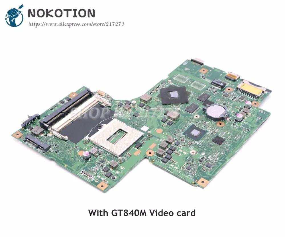 

NOKOTION For Lenovo Z710 Laptop Motherboard DUMBO2 MAIN BOARD REV 2.1 HM86 DDR3L GT820M Video card