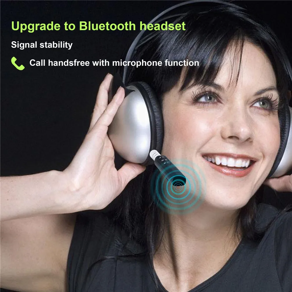 Ihens5 клип on беспроводной Bluetooth приемник 3 5 мм разъем аудио музыкальный адаптер с