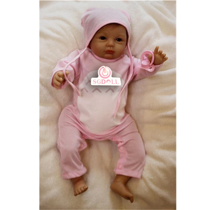 55 см/22 дюймов винил Куклы Reborn Baby ручной работы Мягкие силиконовые Реалистичная