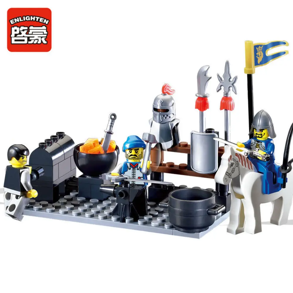 Просвещения Кузница подходит для всех бренда Building Block куклу свободные Кирпич