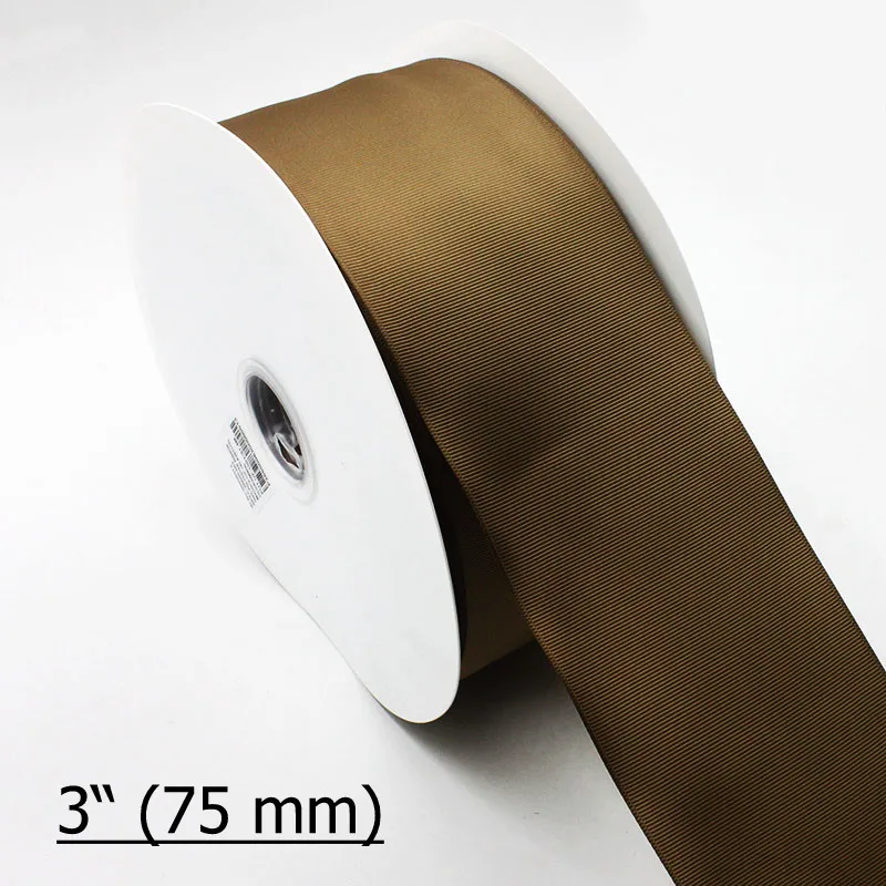 3 "(75 мм) grosgrain однотонные ленты для украшения бантами волос 196 в наличии цвет 100