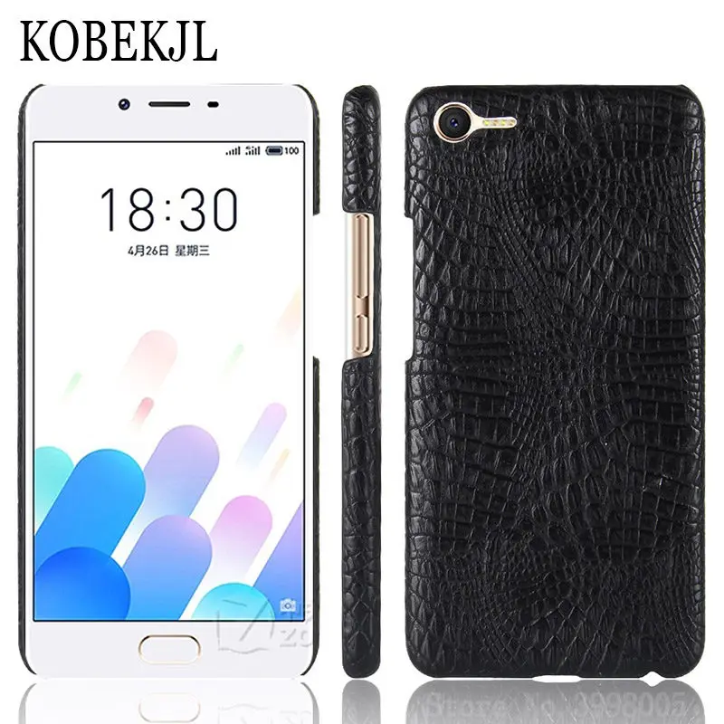 Для Meizu E2 чехол 5 дюймов Роскошный PU кожаный твердый пластиковый на заднюю панель