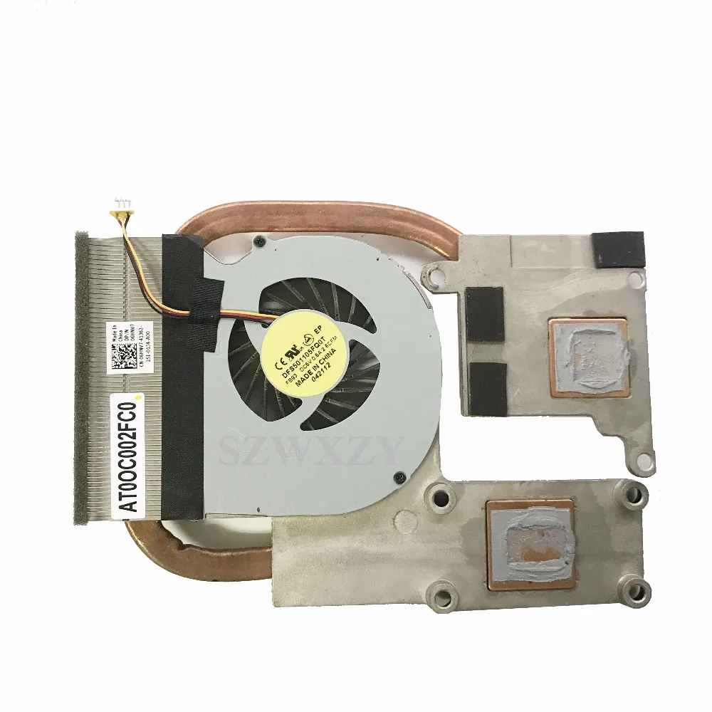 Оригинальный охлаждающий вентилятор для Dell VOSTRO 3560 V3560 5520 7520 с радиатором 06HNV7 6HNV7