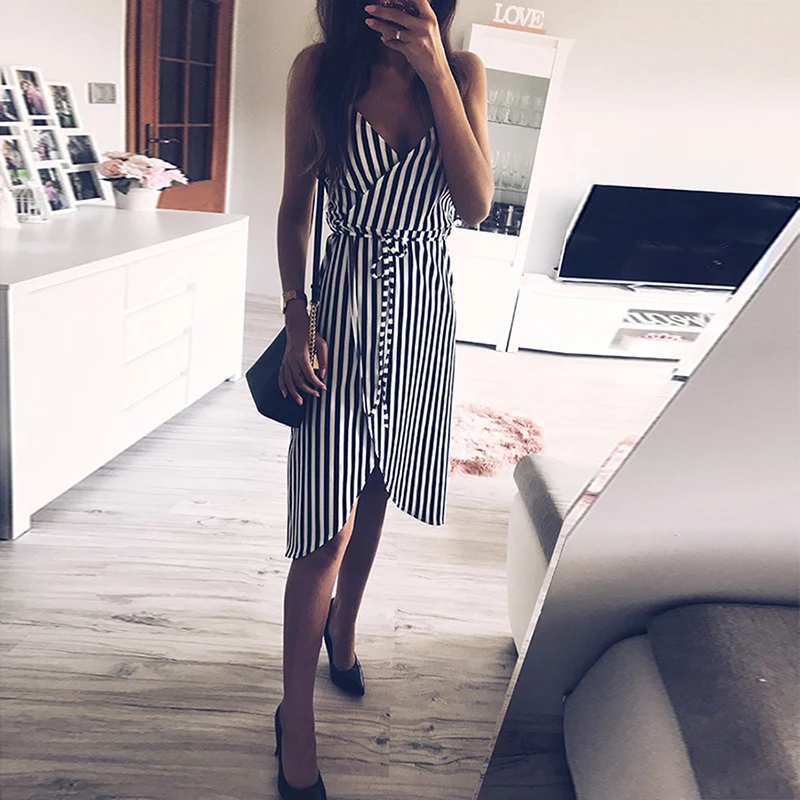 Горячая Распродажа 2018 женское мини платье со шнуровкой без рукавов повседневное