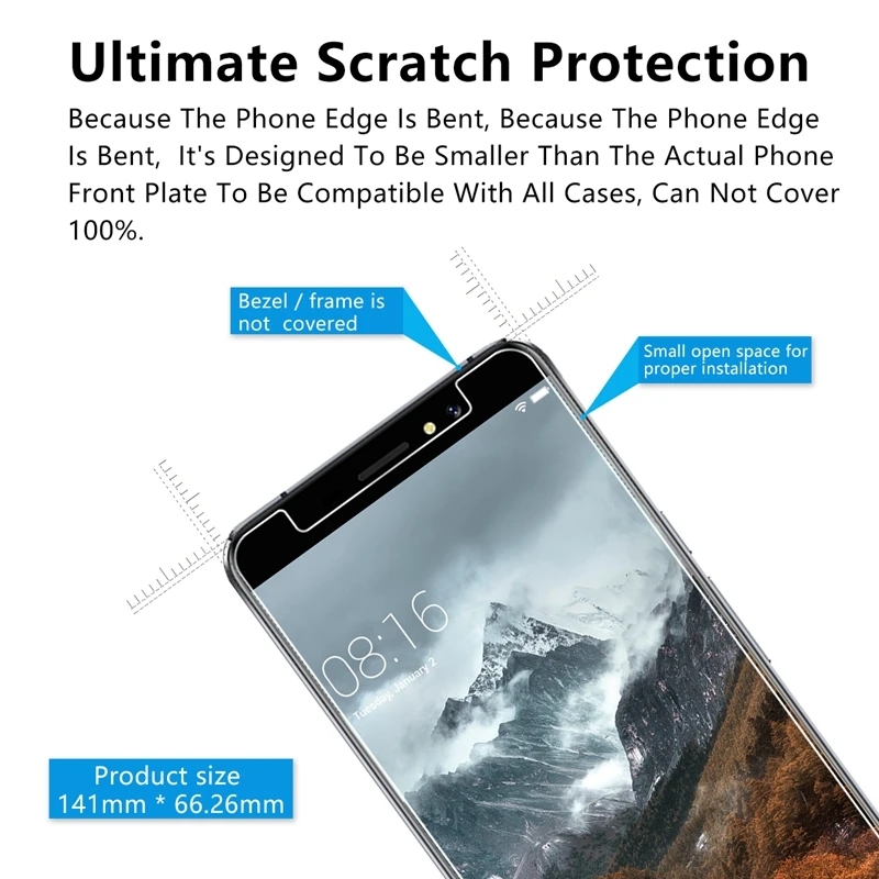 Закаленное стекло для Ulefone X S9 Pro S 2 power 3 3S Премиум Защитная пленка для экрана Ulefone be touch