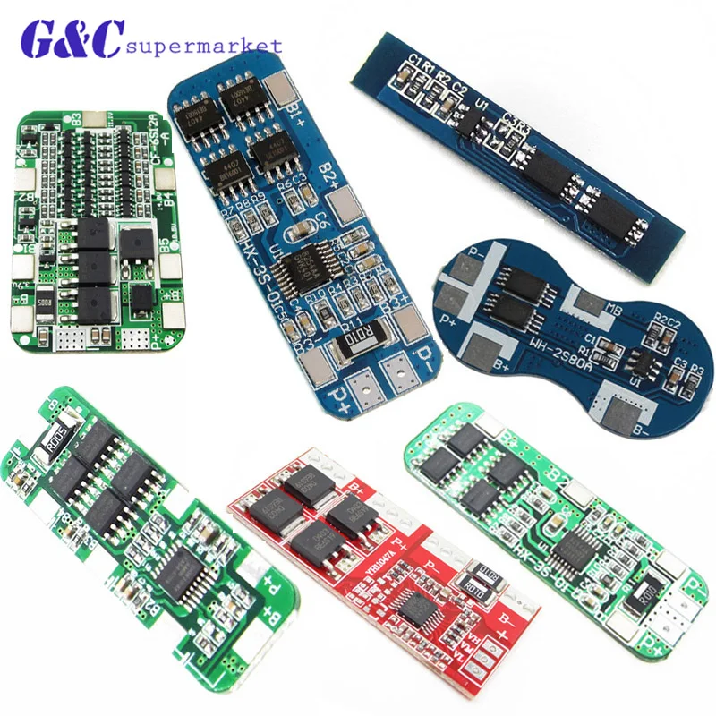 2S 3S 4S литий ионная BMS PCM плата защиты батареи pcm для 18650 ионный