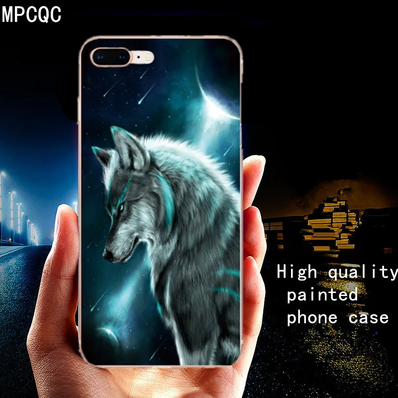 MPCQC Прозрачный чехол для телефона iphone X 6 7 8 абстрактным рисунком ТПУ мягкий