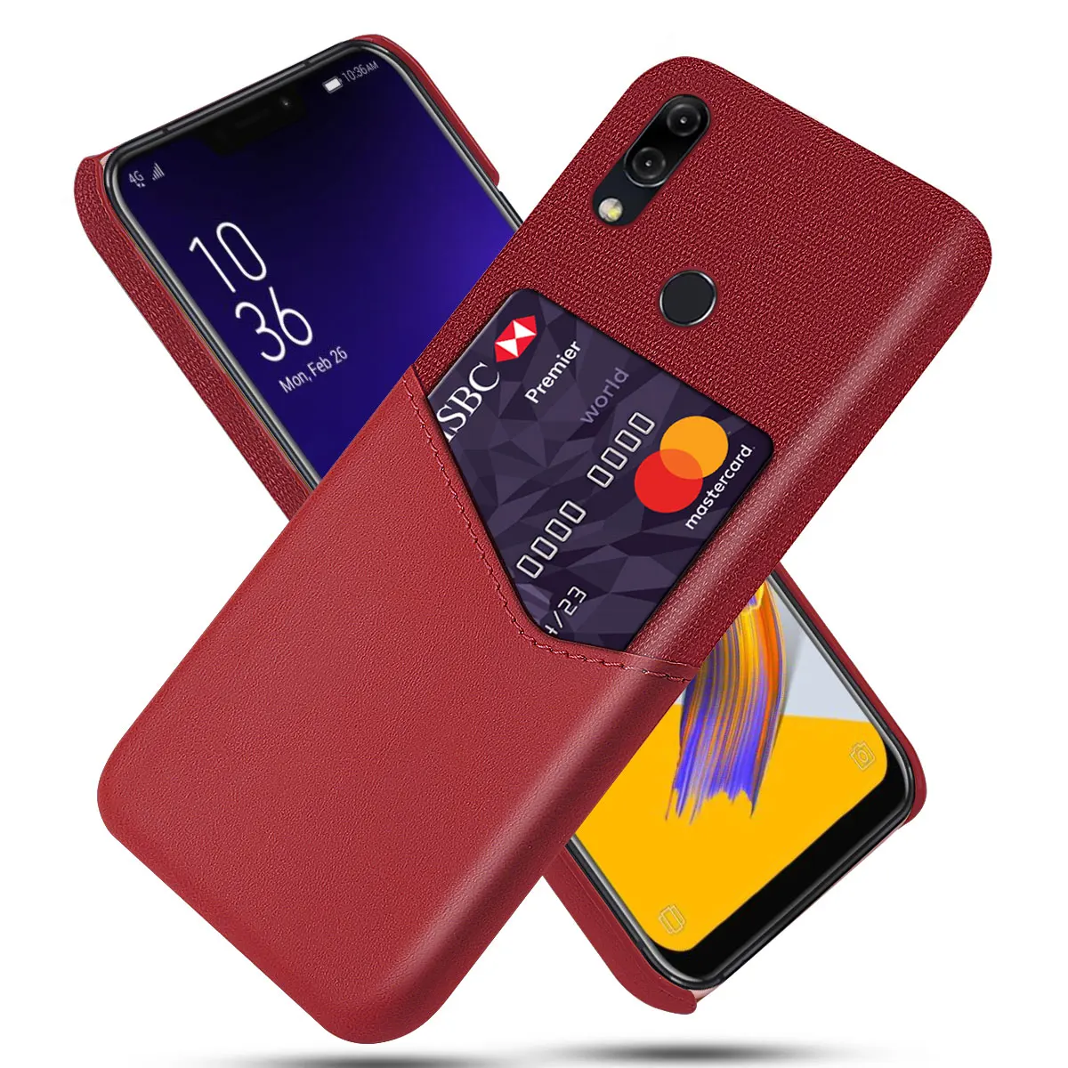 Роскошный кожаный жесткий тканевый защитный чехол для телефона Asus Zenfone 5z ZS620KL задняя крышка для Asus Zenfone 5 ZE620KL