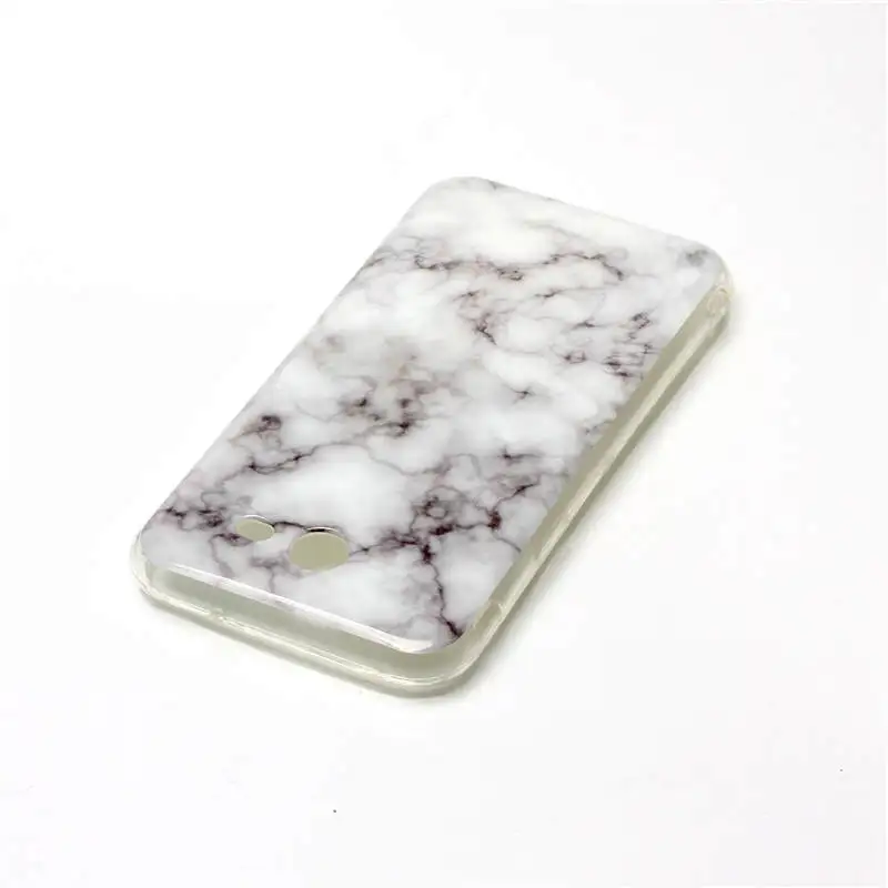 Мраморный IMD Pattern Мягкий Гель Вернуться ТПУ case для Samsung Galaxy J3 2017 Прозрачный Side Rubber