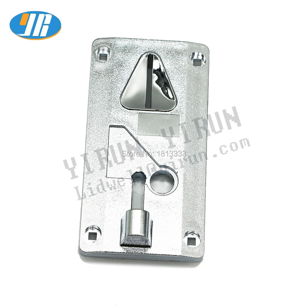 10pcs Coin acceptor Front panel Chrome-plated silver coin select parts arcade game ccessories | Спорт и развлечения
