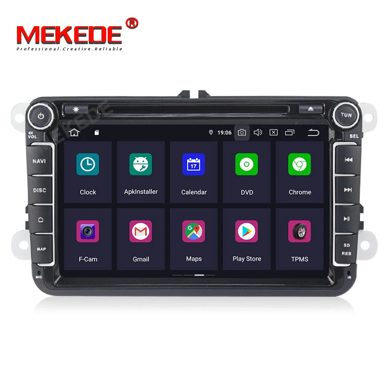 Px30 Android 9 0! Автомобильный dvd плеер RK3326 8 дюймов 2din gps радио для VW golf 6 passat b6 B7 Touran polo