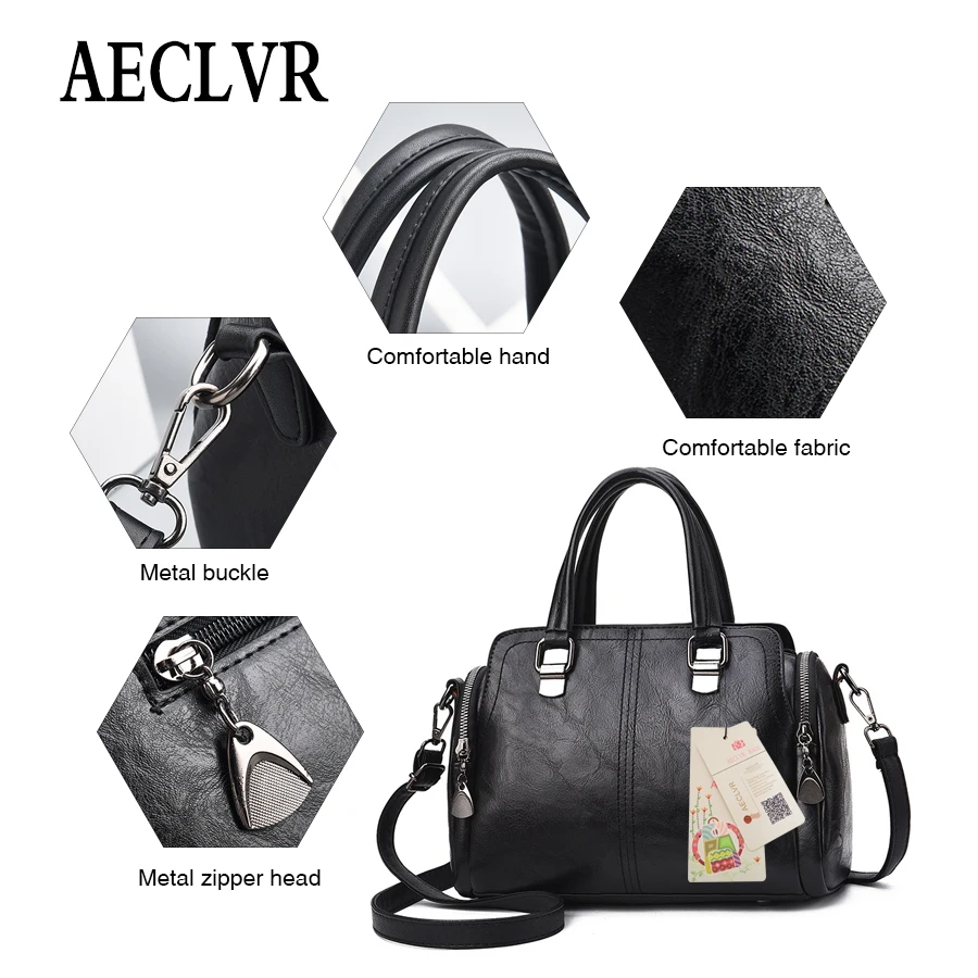 Женская сумка из искусственной кожи AECLVR роскошная модная повседневная через