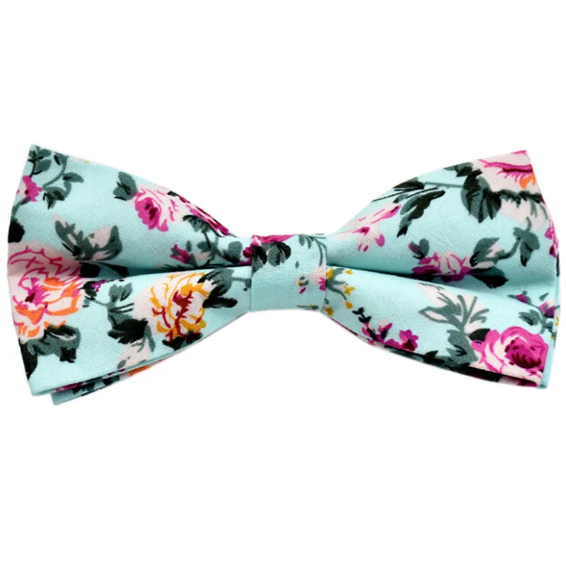 Мужской галстук бабочка с животным принтом регулируемый в винтажном стиле