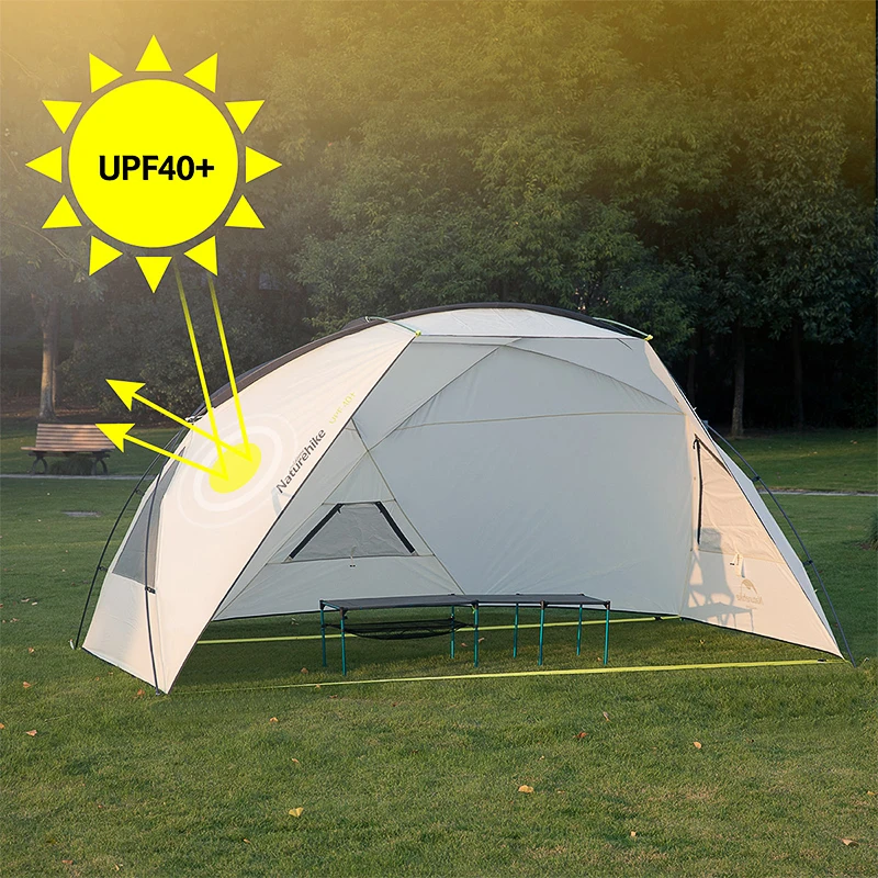 Naturehike Gnie пляжный тент с полюсами палатку солнце укрытие UPF40 NH18Z001-P | Спорт и