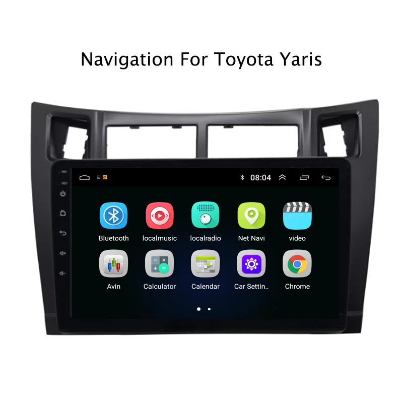 9 &quot2.5D IPS Android 8 1 автомобильный DVD GPS плеер для Toyota Yaris 2008 2009 2010 2011 Автомобильный