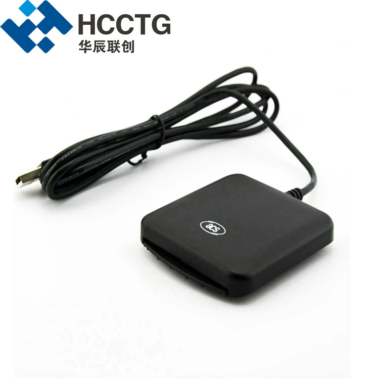 Китай ISO7816 контакт USB Emv смарт IC Картридер для чиповых карт/писатель с бесплатным SDK ACR39U-U1 - Цвет: black