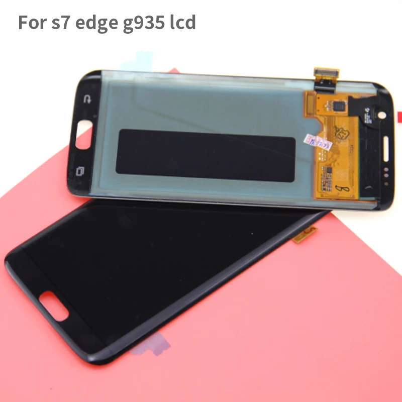 Супер AMOLED 5 ''экран для SAMSUNG Galaxy S7 edge ЖК дисплей G935 G935F сенсорный дигитайзер