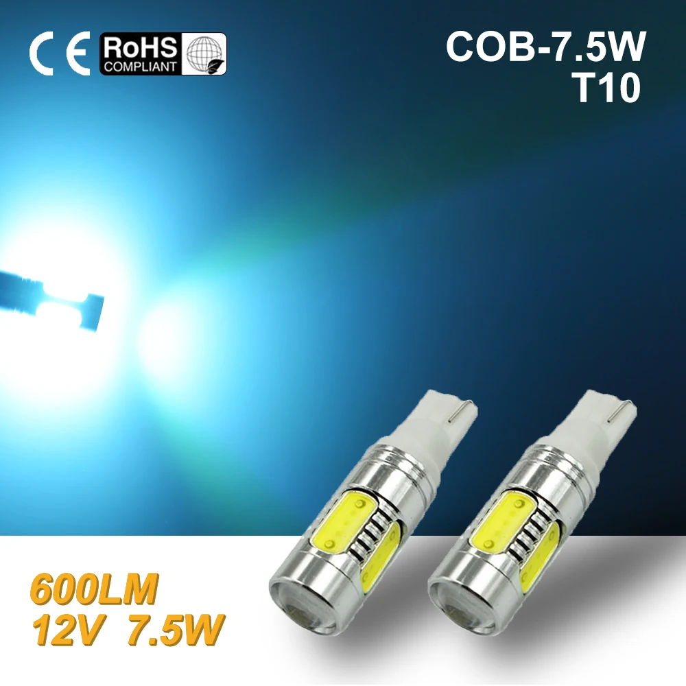 2x T10 W5W 168 194 7 5 W хвостовый поворотный COB светодиодный осветительный прибор