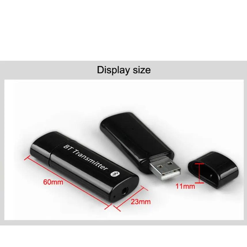 Горячая Распродажа беспроводной bluetooth приемник BT музыкальный передатчик USB