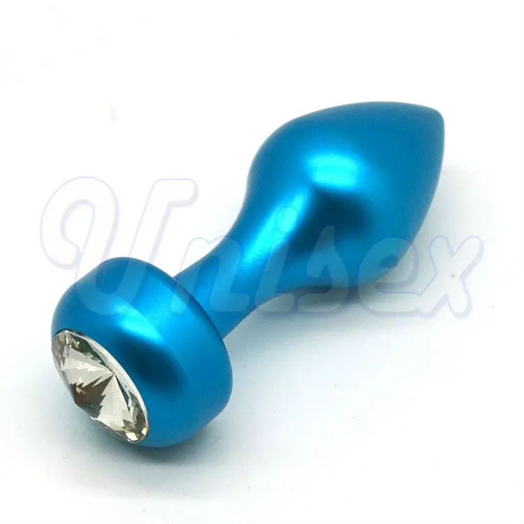 Crystal Jewelry Butt Plug Aluminum Alloy Anal Toys Sex for Male or female Adult Products |
