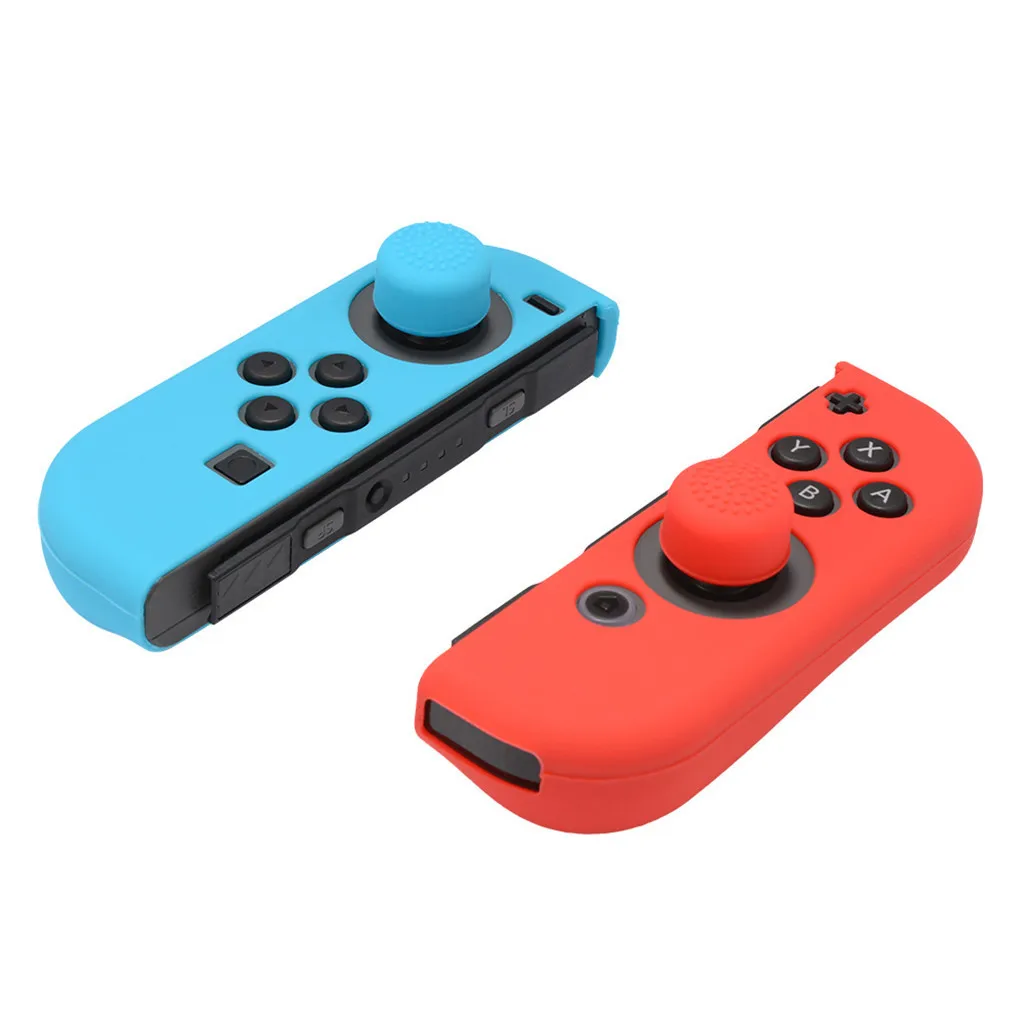 2019 2018 новый дизайн геймпад для Nintendo Switch мягкий силиконовый чехол защитный набор