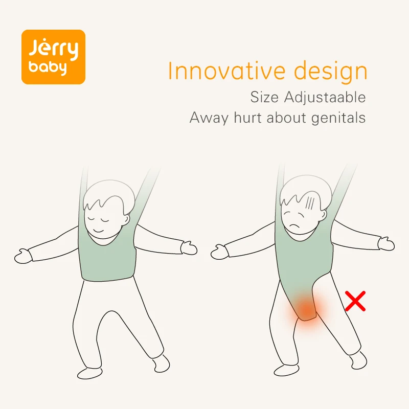 Jerrybaby детские ходунки поводок для ребенка безопасности жгут Детские поводки