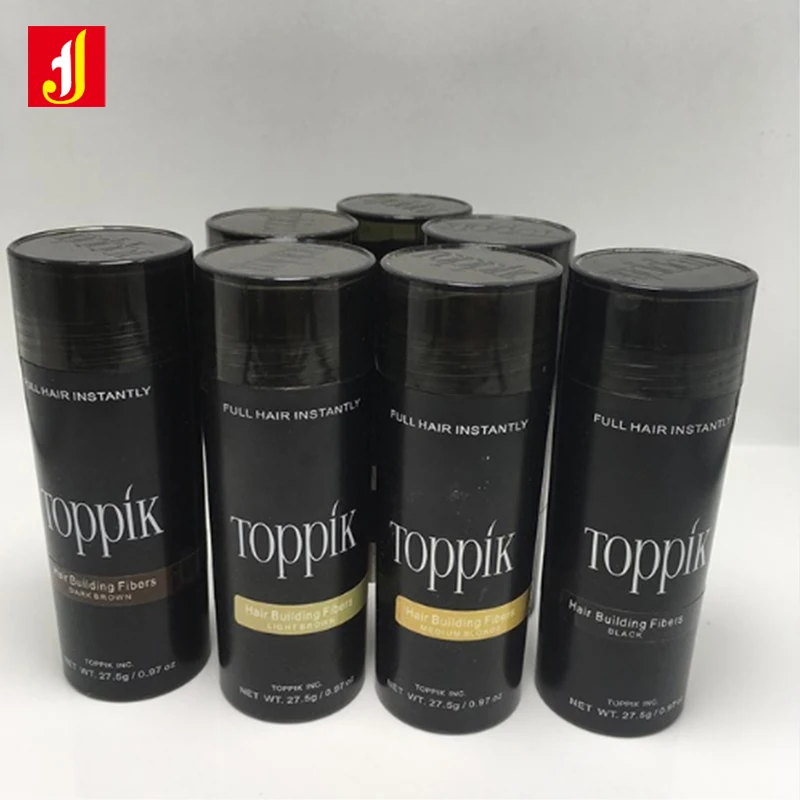 TOPPIK 10 видов цветов оптовая продажа 27 5g волокно волоса порошок облысения ТОНКИЙ