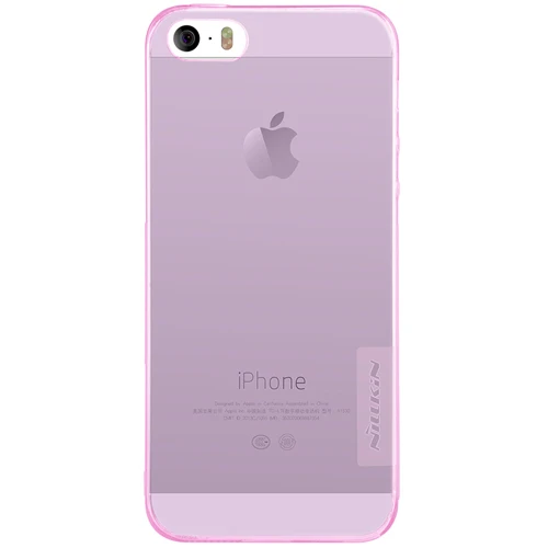 NILLKIN для iPhone 5S, SE чехол Ультратонкий Прозрачный Мягкий Силиконовый ТПУ защитный чехол s для iPhone SE 5 5S чехол для телефона - Цвет: Transparent Pink