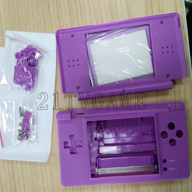Совершенно новый фиолетовый цвет полный комплект оболочки для Nintendo DS