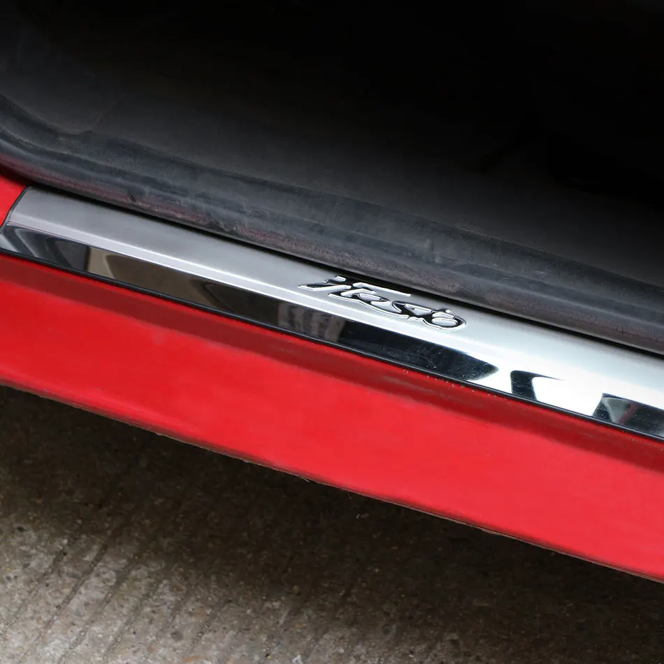 Цвет моя жизнь нержавеющая сталь двери порога автомобиля Накладка наклейка для