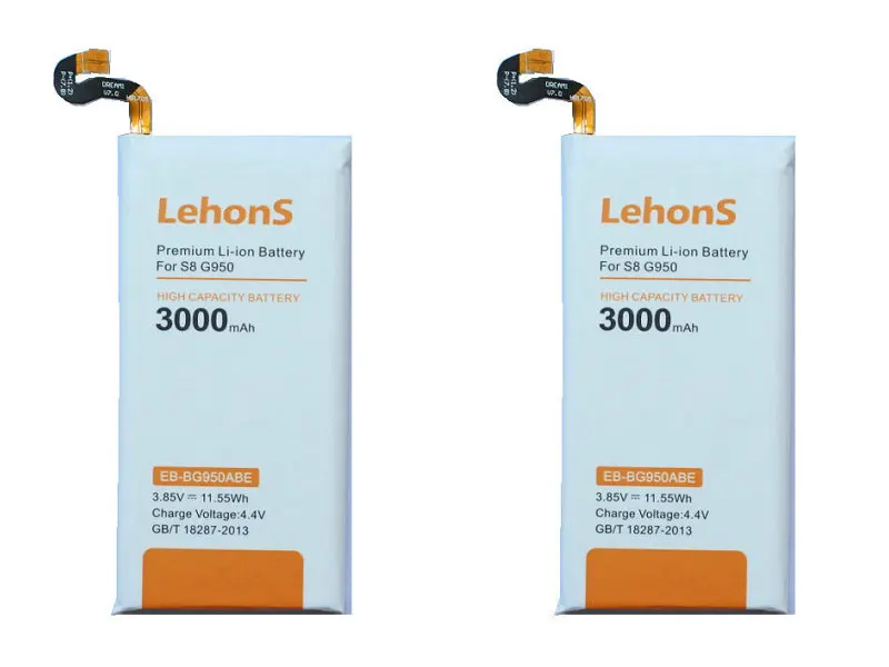 LehonS 2 шт./лот 3000 мАч EB BG950ABE сменная батарея для Samsung Galaxy S8 S 8 G9508 G9500 G950U SM G G9550 G950|battery