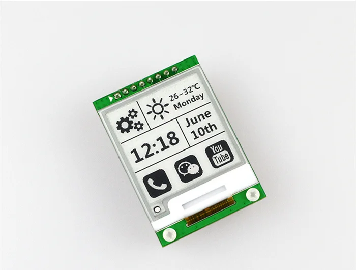 Электронный модуль дисплея чернил 200X200 разрешение 1 54 дюйма для Eink bluetooth ZigbeeWiFi CC2640