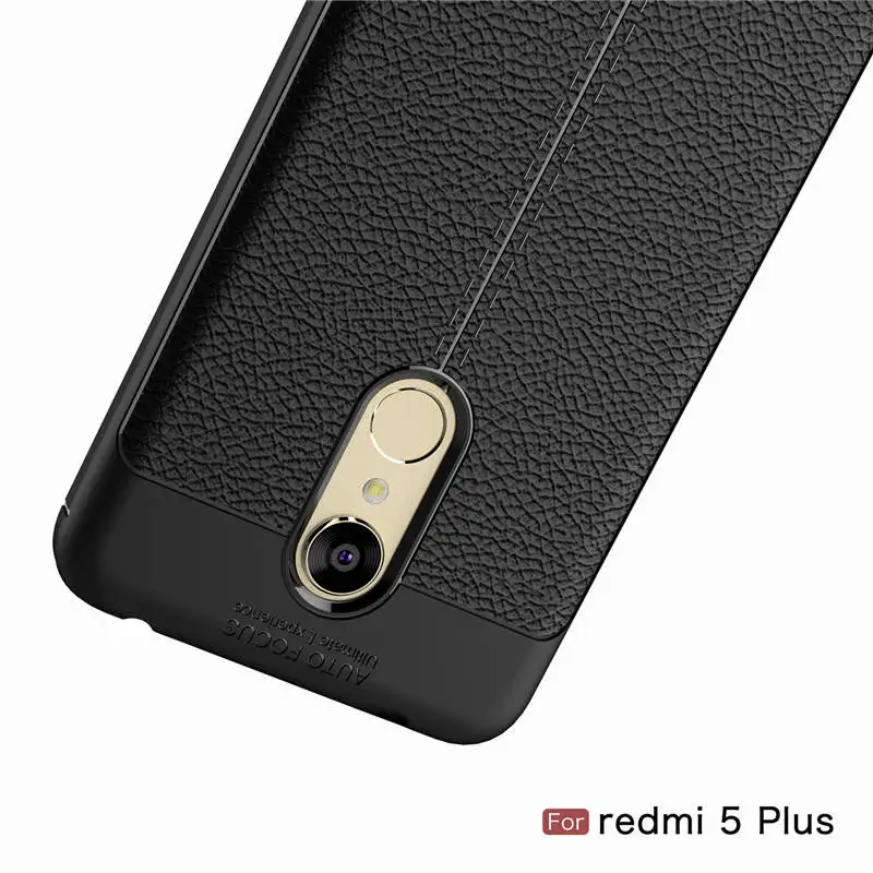 For Xiaomi Redmi 5 Plus Case PU Leather Phone Redmi5 5Plus Cover Silicone Back |