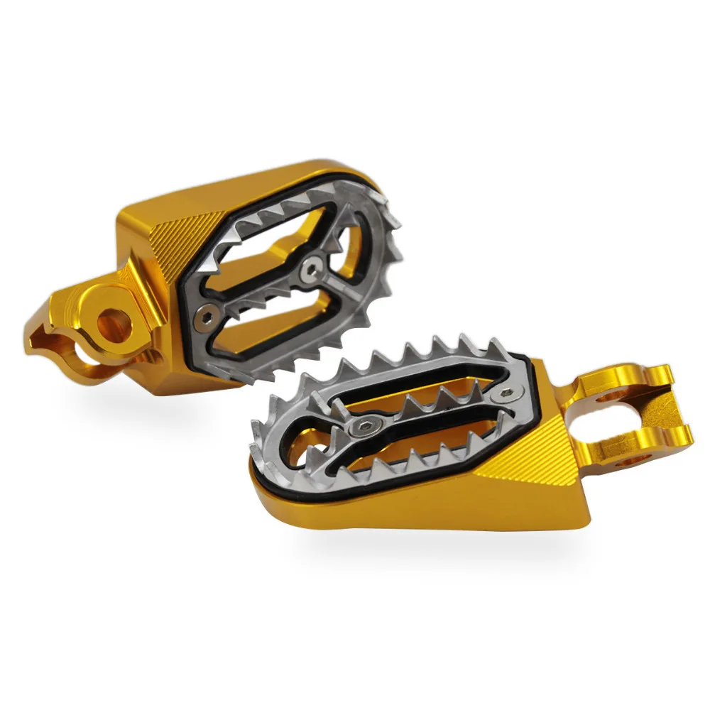 Алюминий CNC мотокросса Dirt Bike Pit Peg педаль подножки для Suzuki RMZ 250 450 RMZ250 2010 2011 2012 2013 2014