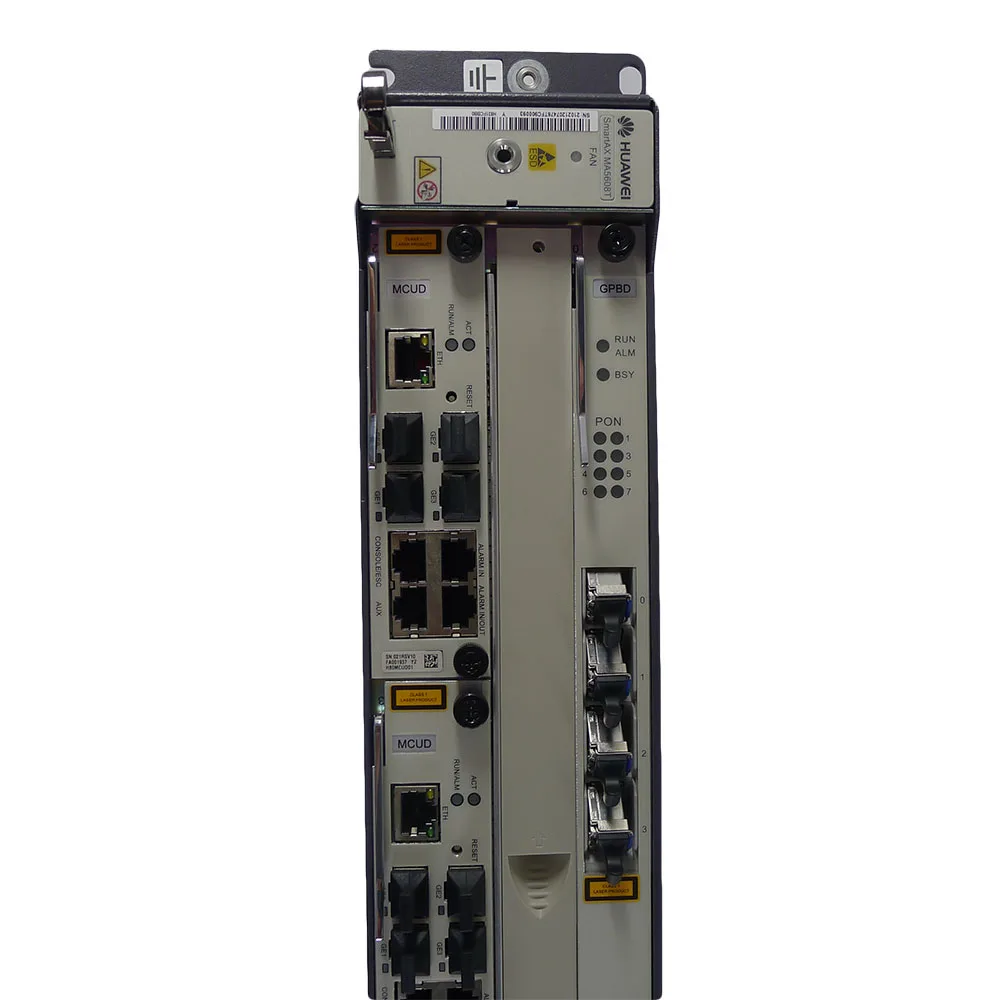 Hua wei mini GPON или EPON OLT MA5608T с 2 * MCUD + 1 MPWC (с Входной мощностью постоянного тока)