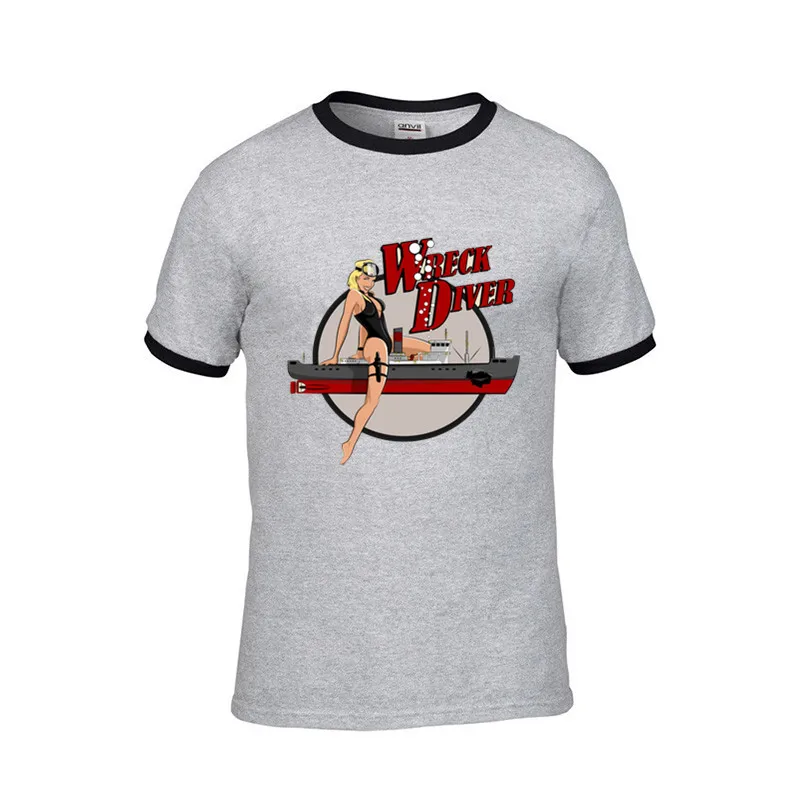 2019 уличная Wreck Diver Pinup аквалангская Сексуальная мужской уличный спортивный