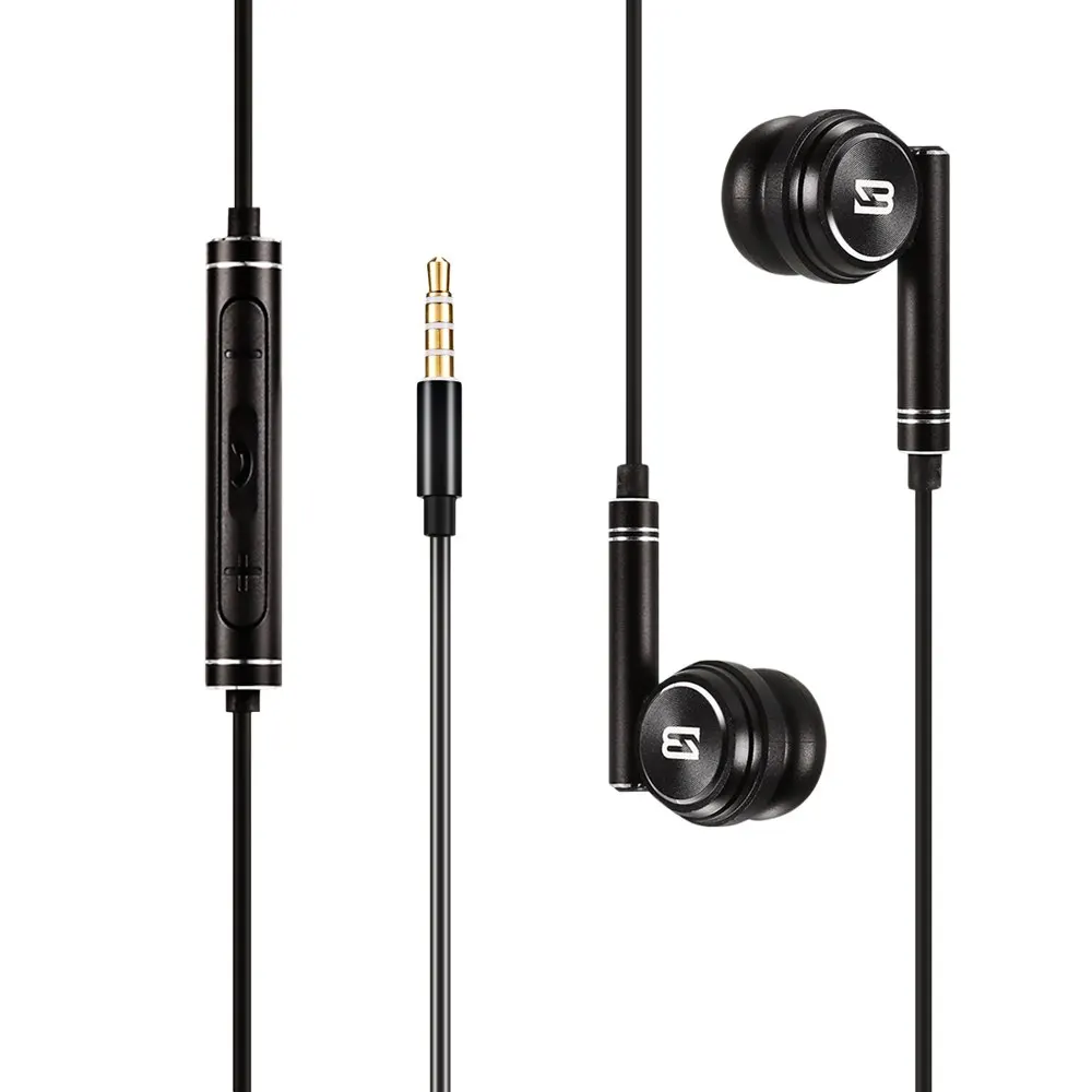 Original BYZ BS - SM552 Headphones In-ear Stereo Headphone 1.2m Cable Noise-isolating Earbud with Microphone Earbuds | Электроника