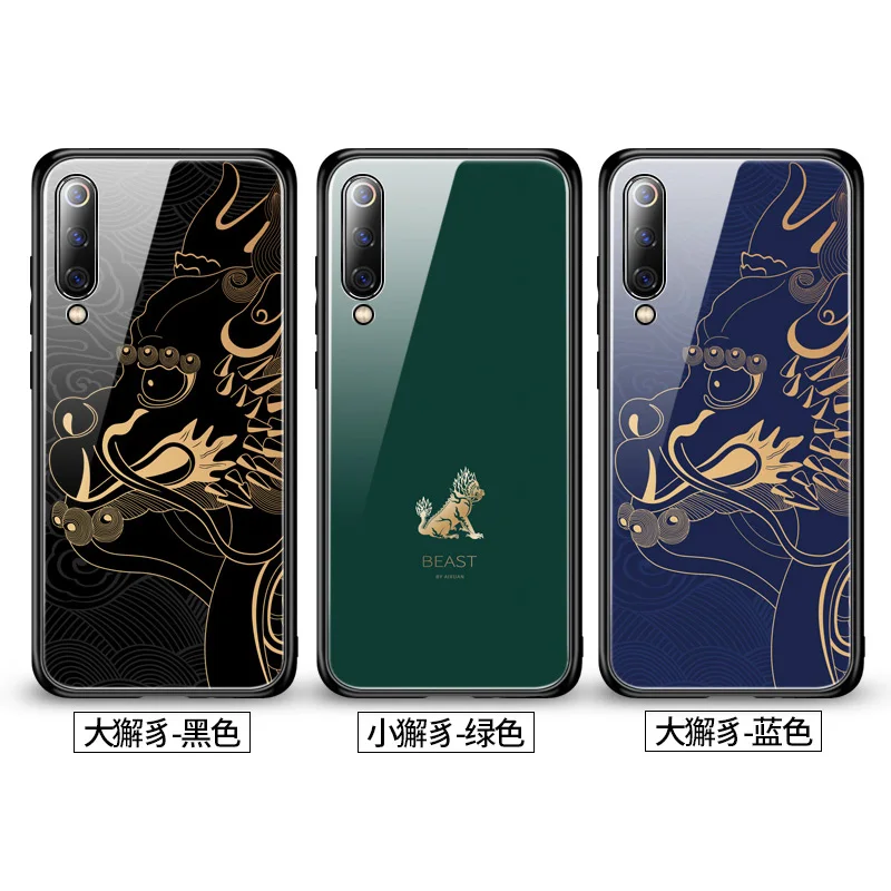 Чехол из закаленного стекла для телефона для Xiaomi mi 9 mi 9 Xiaomi mi 9 se global чехол Роскошный Aixuan чехол+ экранная пленка