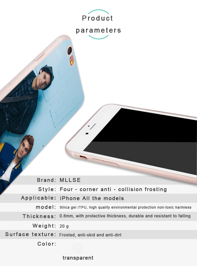 Мягкий чехол из ТПУ для телефона iPhone 12 Mini 11 Pro XS Max XR X 8 7 6 Plus 5S SE S Обложка riverdale cole
