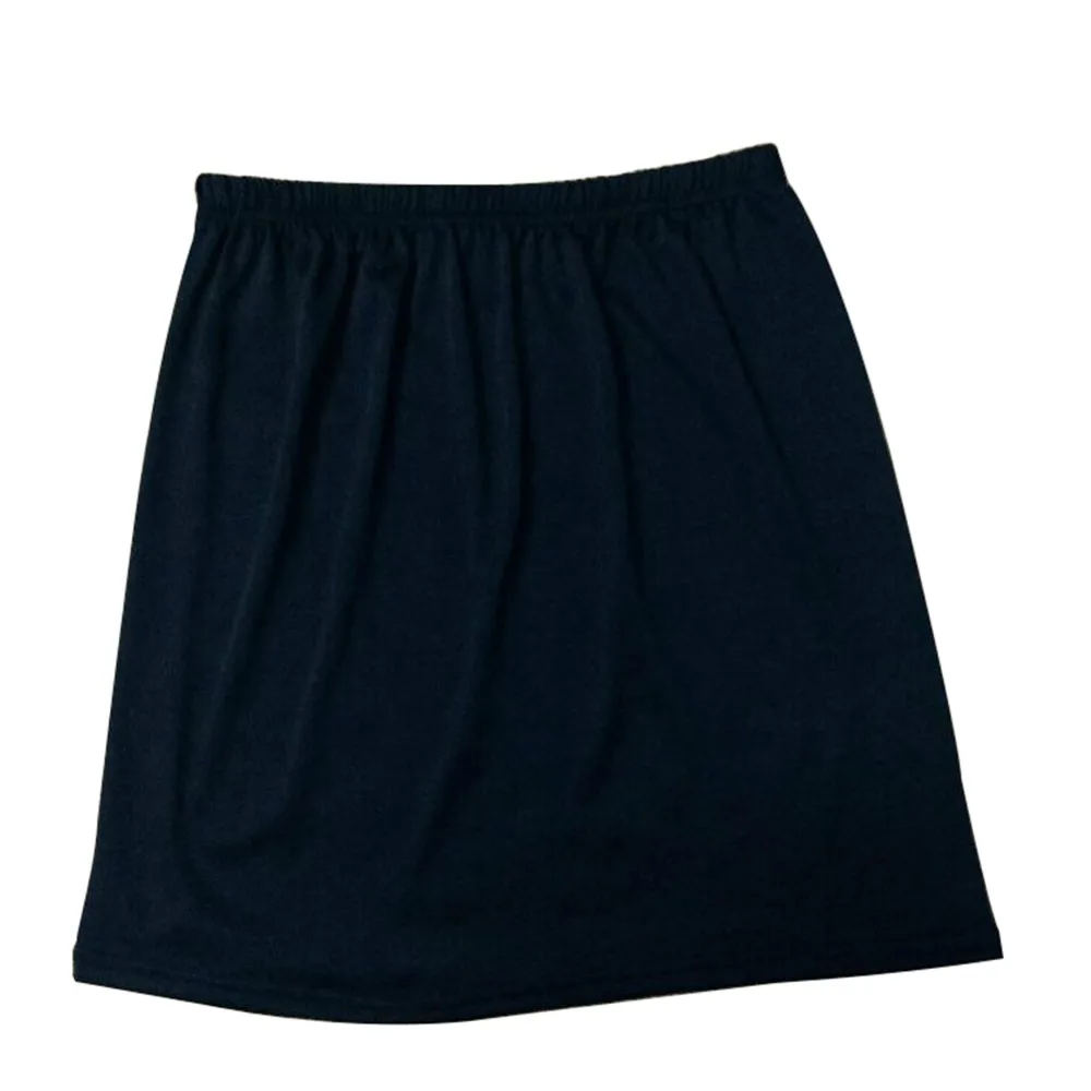 Юбка Женская эластичная атласная короткая однотонная Нескользящая юбка