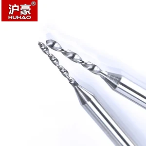 HUHAO 10 шт.лот SHK 3,175 мм сверла для печатных плат карбидные мини сверла с ЧПУ набор печатных плат Деревообрабатывающие инструменты 1,15-2,1 мм