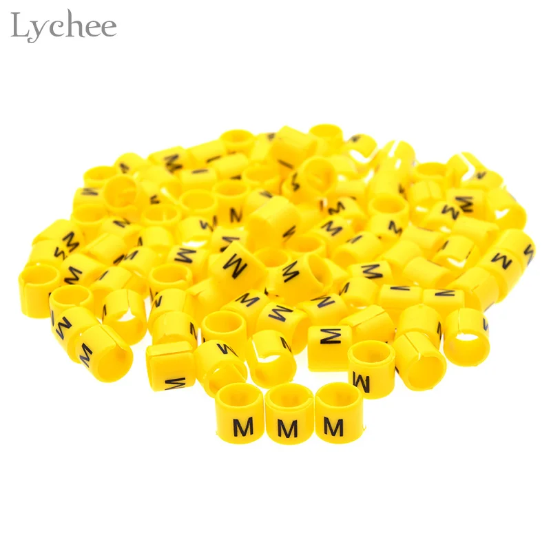 Lychee 100 шт цветные пластиковые размеры маркер вешалка размер одежды Маркеры